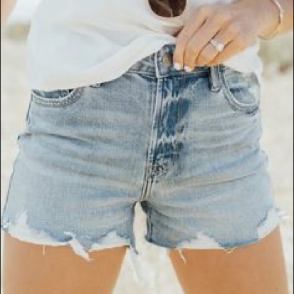 CJLA High Rise Plus Denim Shorts
